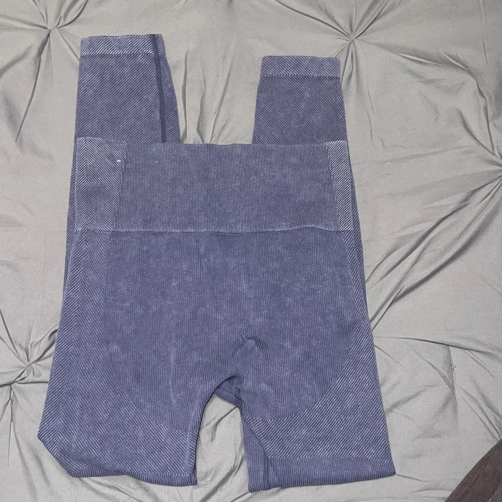 Target Purple And Brown Bundle Pair Of Ribbed Stretch Leggings - Picture 9 of 13